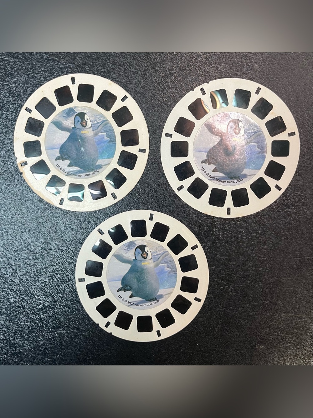 Happy Feet Penguin Movie 3D 3 Reel Set 2006 K6242 View-Master